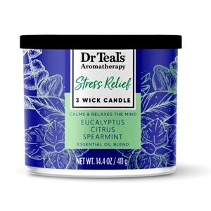 Aromatherapy Stress Relief Candle - Blue